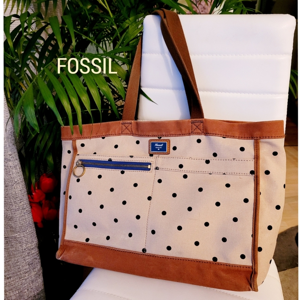 Fossil Polka-dot Tote Bag ❤